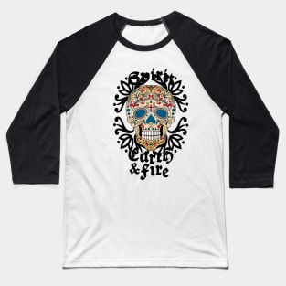 The Head of Skull Baseball T-Shirt